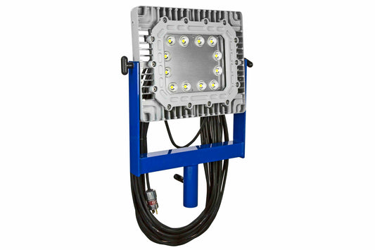 Larson 150W EXP LED Replacement Light Head Assembly - 21,000 Lm - Quadpod Trunnion Mounting Bracket for EPL-QP-1X150RT Towers - C1D1 - 100' 16/3 SOOW - EXP Plug