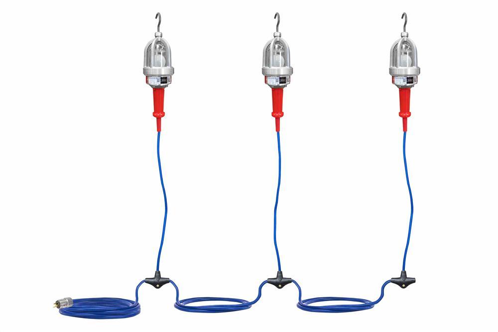 Explosion Proof String Lights - 3 Hand Lamps - Class 1 & Class 2