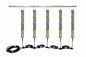 Explosion Proof LED Aluminum String Lights - Class 1 Div 1 - 5 Lights - SOOW Cord - 2' Drop Lights