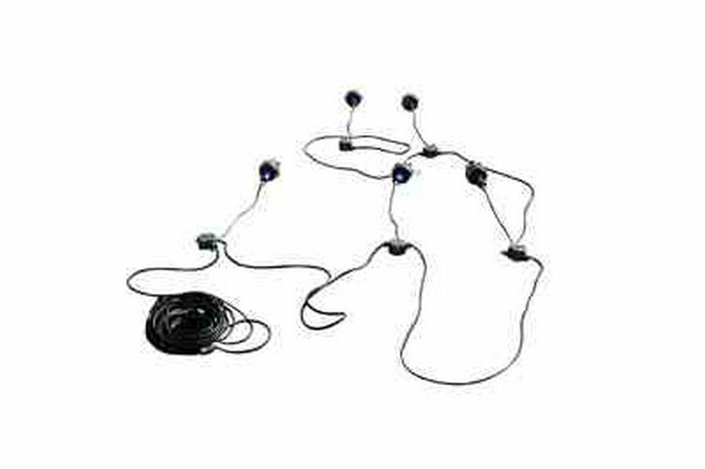 Explosion Proof String Lights - Class 1 & 2, Division 1 - 5 Drop Lights - 26w compact fluorescent