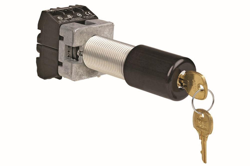 Explosion Proof Selector Switch - Class I, II, III - 600V Rated - Key Operated, 2 Positions - Long Barrel