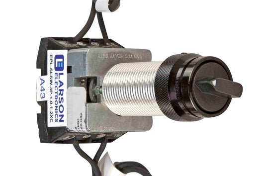 Explosion Proof Selector Switch - 600V AC - 3-position Switch - Short Barrel - 1/0/1 Nameplate - (2) Normally Open & (2) Normally Closed Contacts