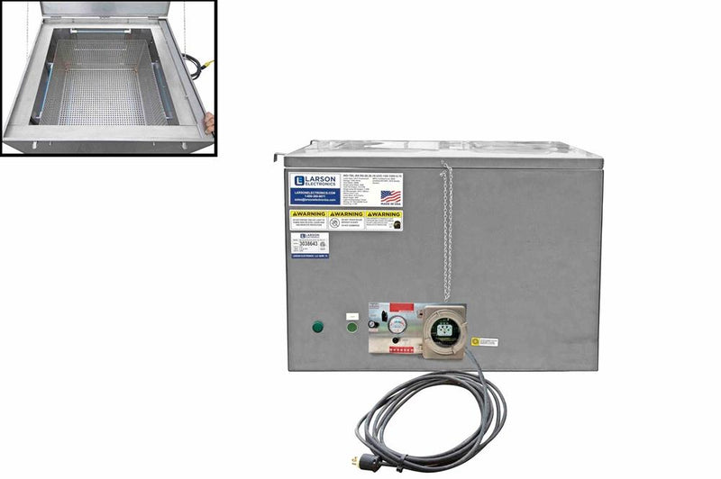 Explosion Proof UV Box - Kills 99% of Viruses - 120V - (15) UVC Fluorescent Lamps - Holds 24"L x 24"W x 16"H Packages - Type X Purge System for C1D1 Use