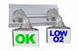 Explosion Proof Two Color LED Light - C1D1 & C2D1 Oxygen Level Warning Light - Steady or Strobe