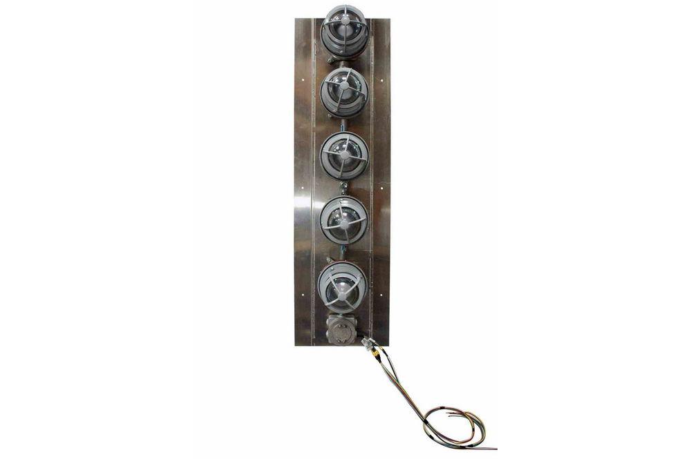 Explosion Proof Stack Light With 5 Color - Class 1 Division 1 Class 2 Division 1 - Steady or Strobe