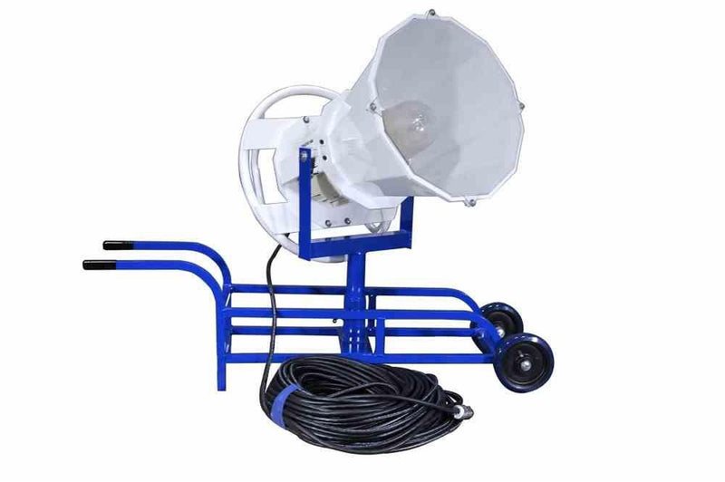 Explosion Proof Light - Portable Cart -18/24 Inch - 400 Watt Metal Halide - WITH Flange Mount Option