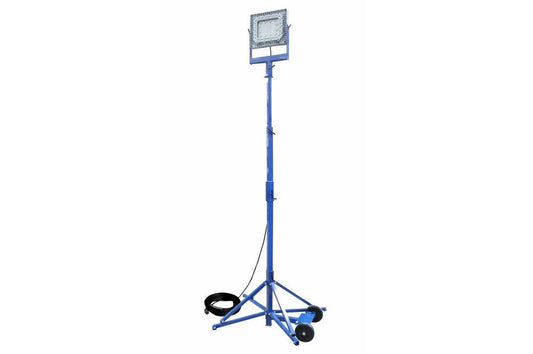 150W Explosion Proof LED Light w/ Quadpod Mount -21,000 Lumens- 100' 12/3 Cord w/ Pin/Sleeve Cord Cap