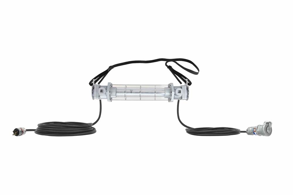 26W Explosion Proof Linear LED Light - 3380 lms - Daisy Chain - Adj Nylon Strap/Wire Guard
