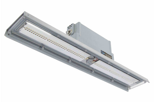 Larson Explosion Proof Low Profile Linear LED Light - Pendant Mounted - 3600 Lumens - Class 2 Div 1