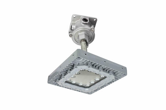 150W Ceiling Mount Explosion Proof High Bay LED Light - 347-480V AC - Paint Booth Approved - 21,000 Lumens - PuriLite