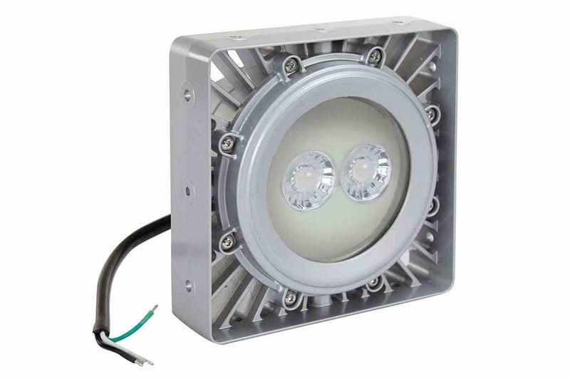 25W Hazardous Location Low Bay LED Light Fixture - Paint Spray Booth Approved - 3,500 Lumens - T5