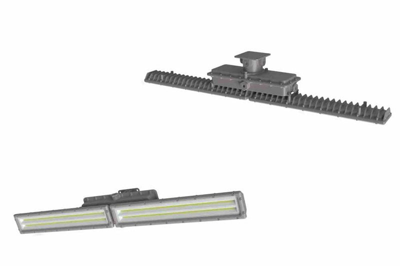 100W Hazardous Location Integrated LED Linear Fixture - C2D1 - 120-277V - 15,300 lms/Ceiling Mount - IP66/Field Serviceable