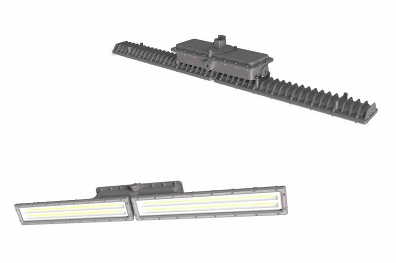 100W Hazardous Location Integrated LED Linear Fixture - C2D1 - 120-277V - 15,300 lms/Pendant Mount - IP66/Field Serviceable