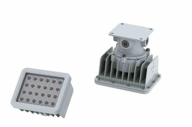 50W Hazardous Location Integrated Low Bay LED Fixture - C2D1 - 120-277V - 7,600 lms/Ceiling Mount - IP66/Field Serviceable