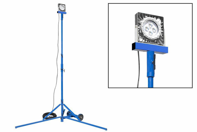 50W Tripod Mounted Food Safe LED Light - Explosion Proof - C2D1 - 100' Cord - EXP Plug