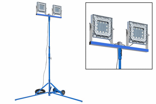 Larson 480 Watt High Bay LED Light - 120-277V AC/DC - Crane Lighting - Outdoor Rated - Day/Night Photocell