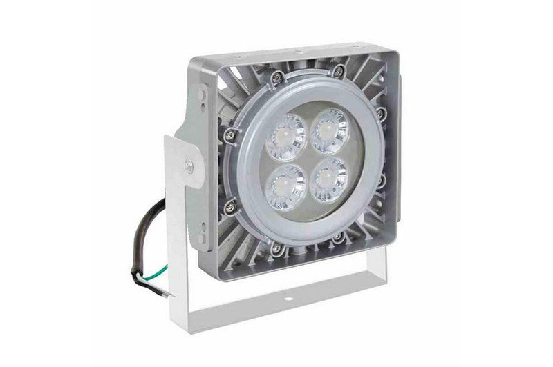 50W Explosion Proof Trunnion Mount Compact LED Flood Light - C1D2, C2D1 - Paint Spray Booth Approved