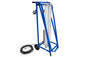 Explosion Proof Paint Spray Booth Light on Dolly Cart with Wheels - 20,000 Lumens - 4 foot 4 lamp