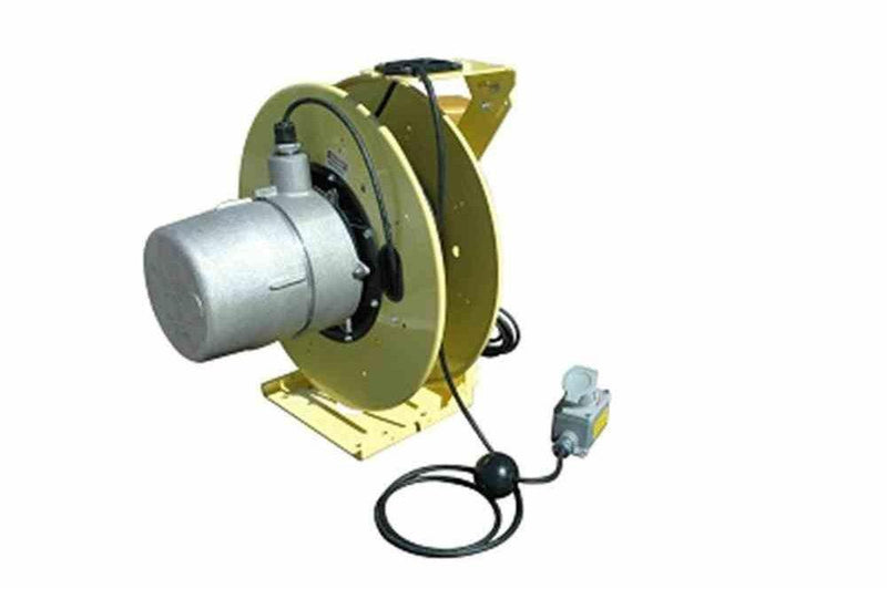 Explosion Proof Tool Tap Reel - 50' 12/3 Cable Reel w/ 20A Explosion Proof Outlet - C1D1 Rated