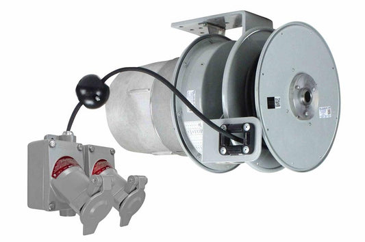 50' Explosion Proof Tool Tap Reel - C1D1 - Double Gang Explosion Proof Outlet