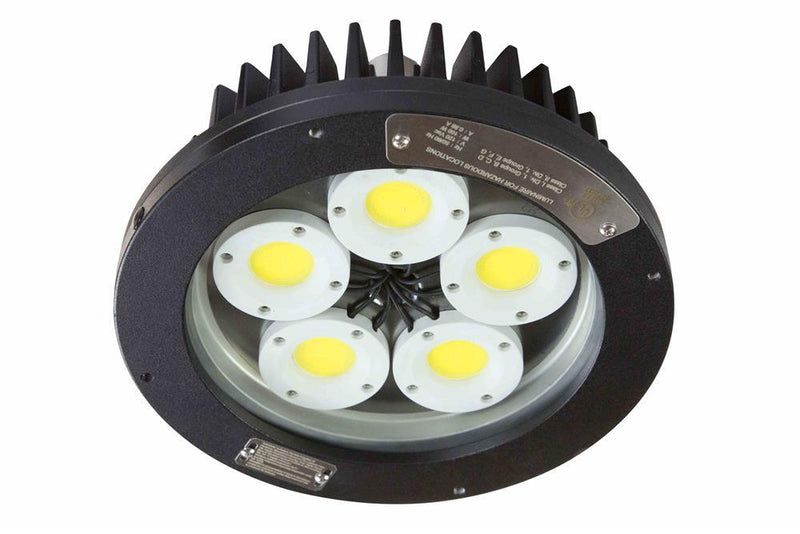 100W Explosion Proof Low Bay AC LED Fixture - C1D1 - C2D1 - Group B + ATEX/IECEX - IP67 Waterproof