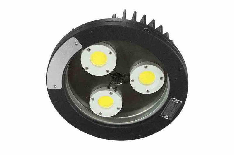 80W Explosion Proof High Bay AC LED Fixture - C1D1 - C2D1 - Group B + ATEX/IECEX - DIN 32676 Clamp Mount