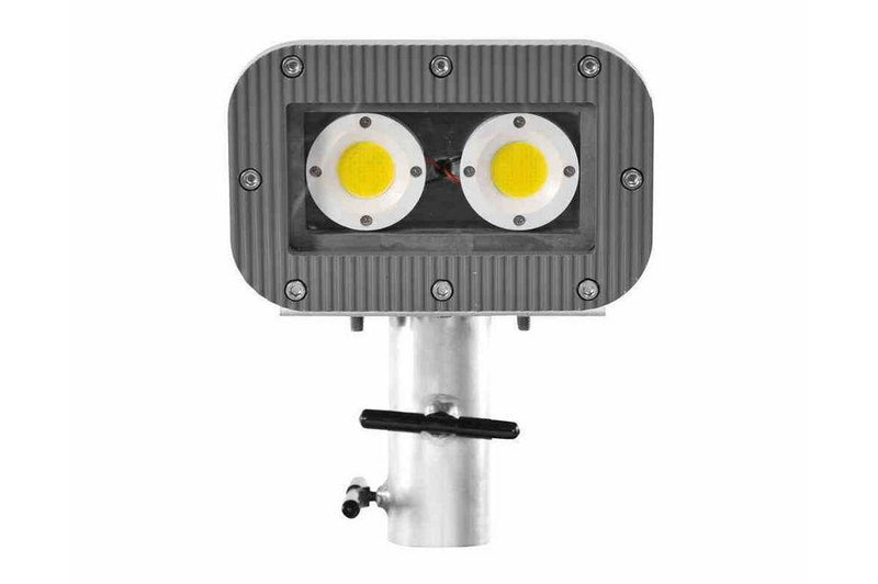 40W Explosion Proof Pole Top AC LED Fixture - Class I Division 2 - ATEX/IECEX - IP68 Waterproof
