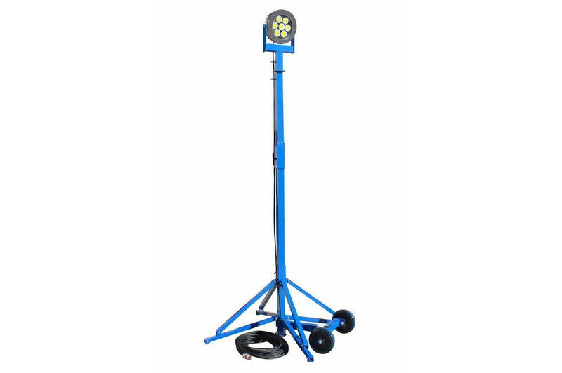 140W Explosion Proof LED Light Tower - C1D2, C2D2 - Quadpod Mount - ATEX/IECEx Rated - IP67