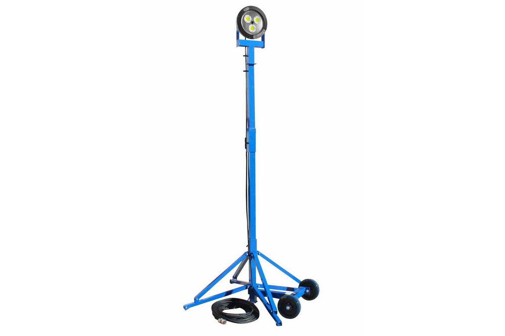 80W Explosion Proof LED Light Tower - Quadpod Mount - C1D1 - C2D1 - Group B + ATEX/IECEX