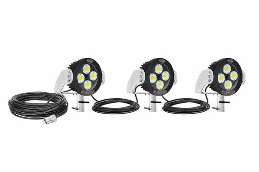 240W Explosion Proof Pole Top AC LED String Light - C1D1/C2D1 - Group B + ATEX/IECEX - 60' SOOW Cord