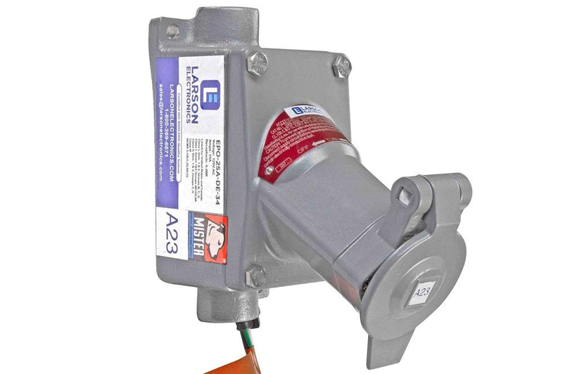 20A Explosion Proof Outlet - Class I, II, II - 2P3W - Straight Blade/Delayed Action - NEMA