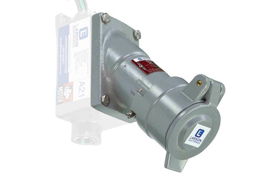 Explosion Proof Receptacle - 208Y/240V - 30A Rated - 4P3W - 3 Phase - NEMA 7 - 3 HP - NO Device Box