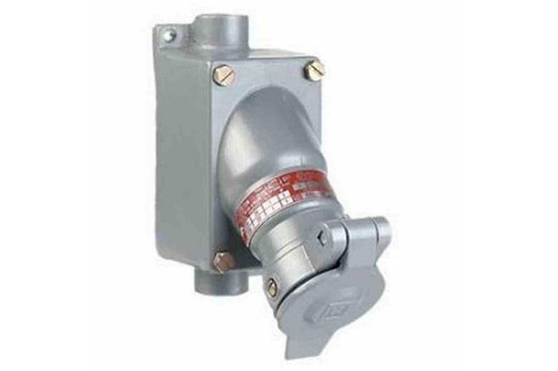 Explosion Proof Receptacle - 115/230V - 30 Amp Rated - 3 Pole 2 Wire - Single Phase - NEMA 7