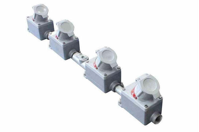 Explosion Proof Outlet - 20 Amp Rated - (4) Outlets/Quad Receptacle Configuration