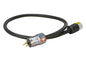 Explosion Proof Fixture/Extension Cord Plug - 15 Amp Rated - 3ft Pigtail - Hot Work Permit