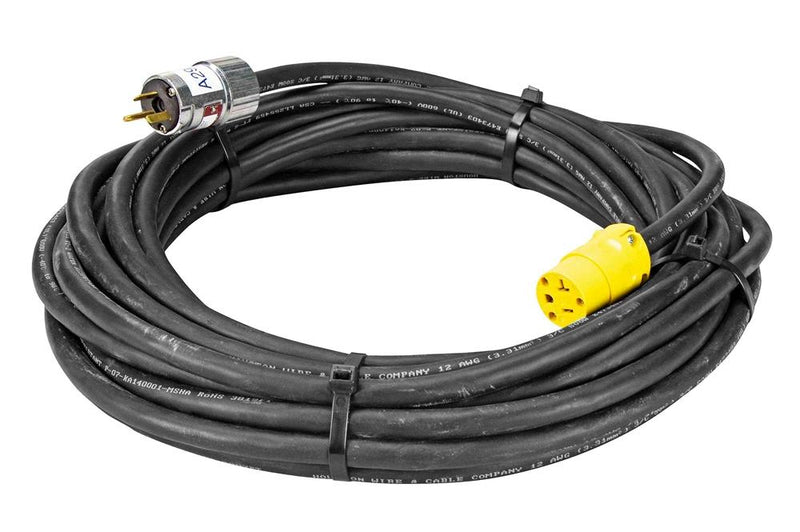 100' Explosion Proof Fixture/Extension and Cord Plug - 20 Amp Plug - 15A Connector - Hot Work Permit
