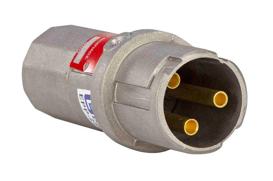 Explosion Proof Plug - C1D1 - 125-250V - 20-amp Rated - 2P3W +1 Ground - NEMA