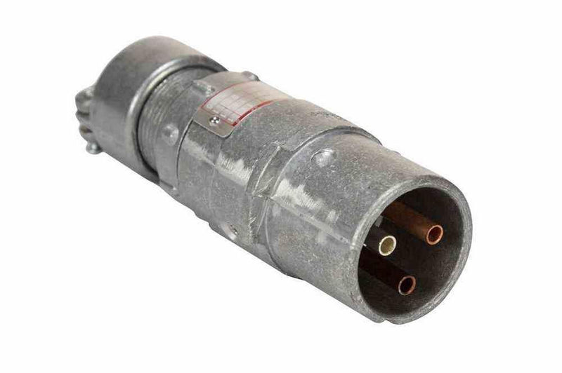 Explosion Proof Plug - CI D1 & 2 - CII D1 & 2 - 2-Pole, 3-Wire - 30 Amp Rated - Delayed Reaction