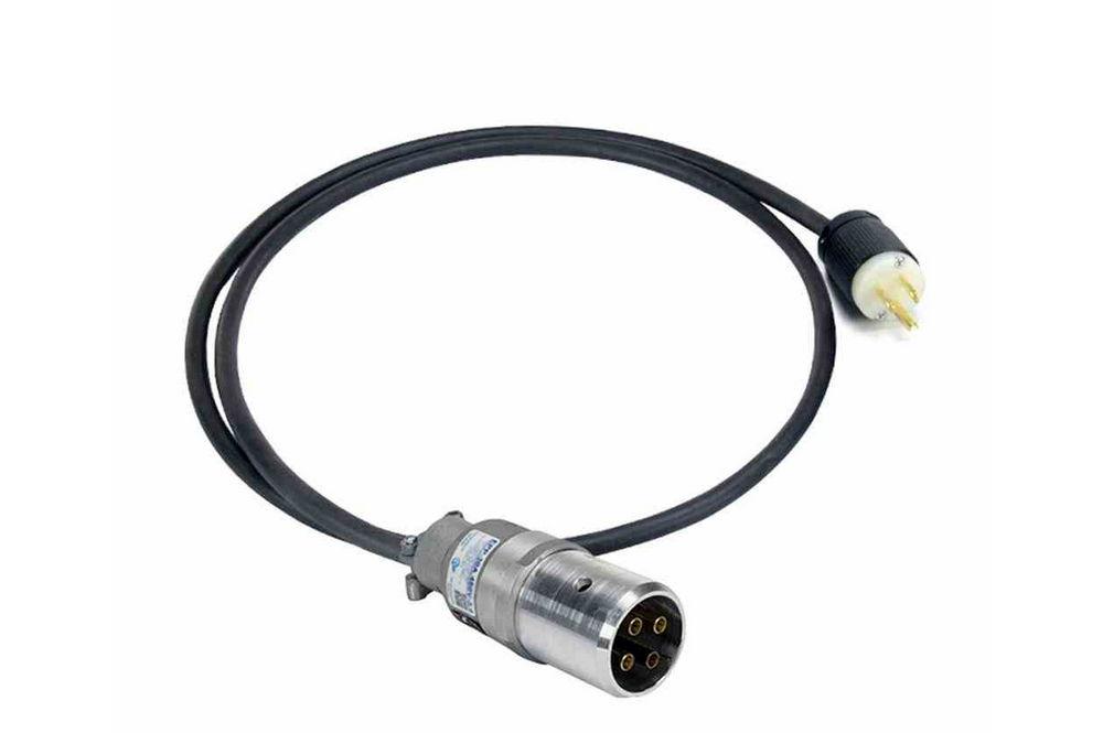 480V Explosion Proof Linecord - 30 Amp Rated - 20HP - 5' SOOW w/ Blunt Cut End - Hot Work Permit