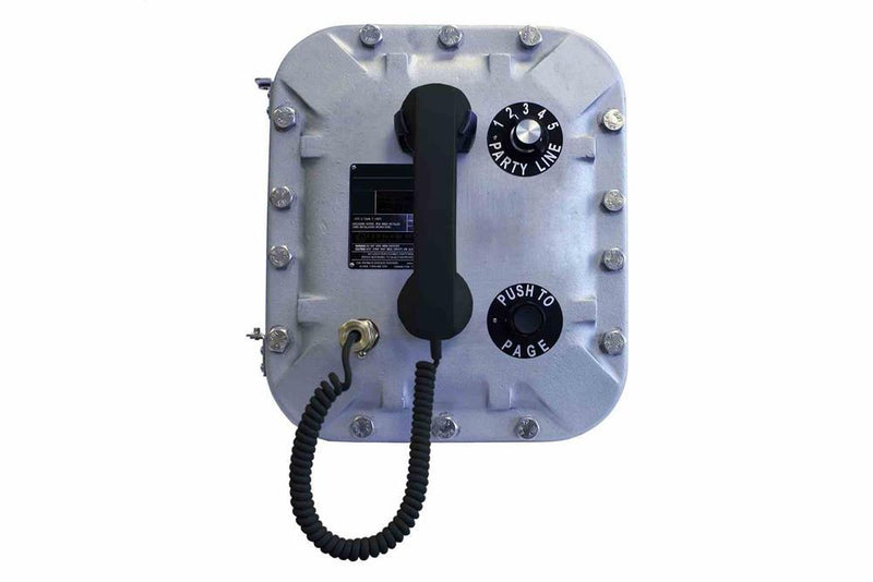 Explosion Proof Telephone - Class I/II/III - Slave Station/Pager - VoIP, Serverless - IP66/NEMA 4X