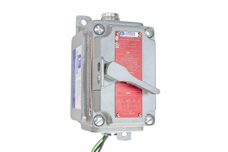 Explosion Proof Three Way Switch - Class I, Div. 1 & 2 - Class II, Div. 1 & 2 - 20 Amp Rated