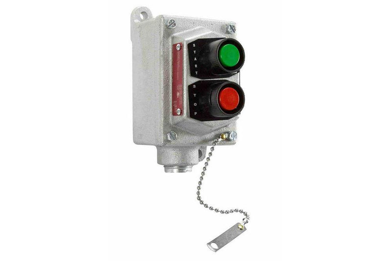 Explosion Proof Push Button Stop/Start Starter Switch - C1D1&2 - C2D1&2 - Class 3 - 3-Phase - 250V