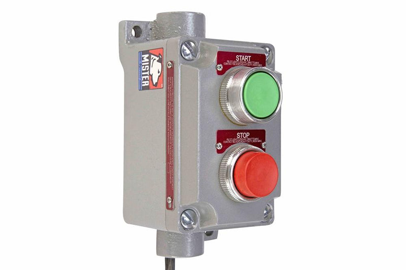 Explosion Proof Push Button Stop/Start Switch - Class I, II, III- 480V 3PH, Delta - Motor Starter Switch