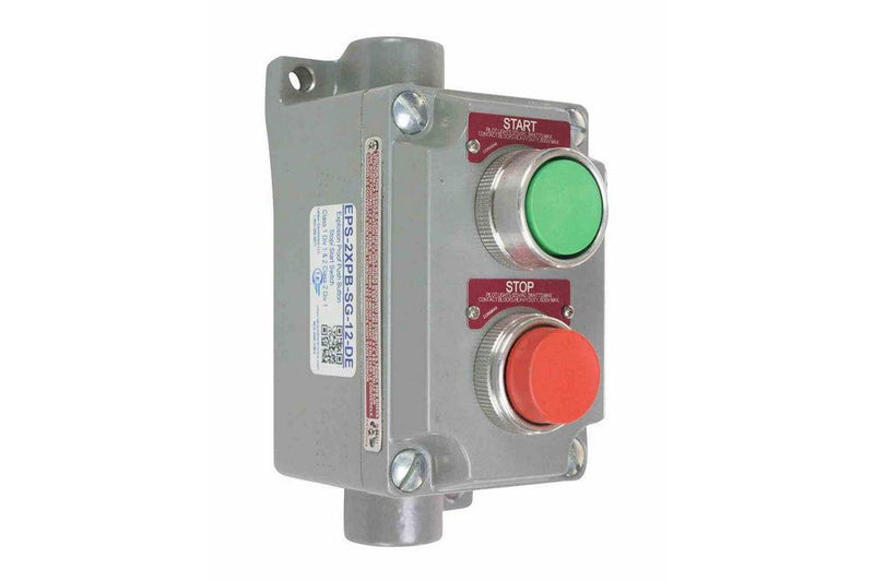 Explosion Proof Push Button Stop/Start Switch - Gas & Fire Button Labels - C1D1&2 - C21&2 - C3