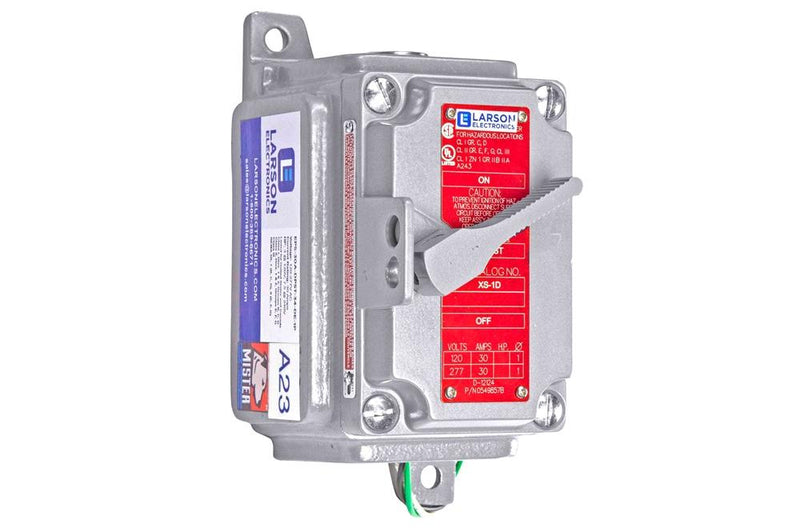 Explosion Proof DPST Starter Switch - Class I, Div. 1 & 2 - Class II, Div. 1 & 2 - 30 Amp Rated