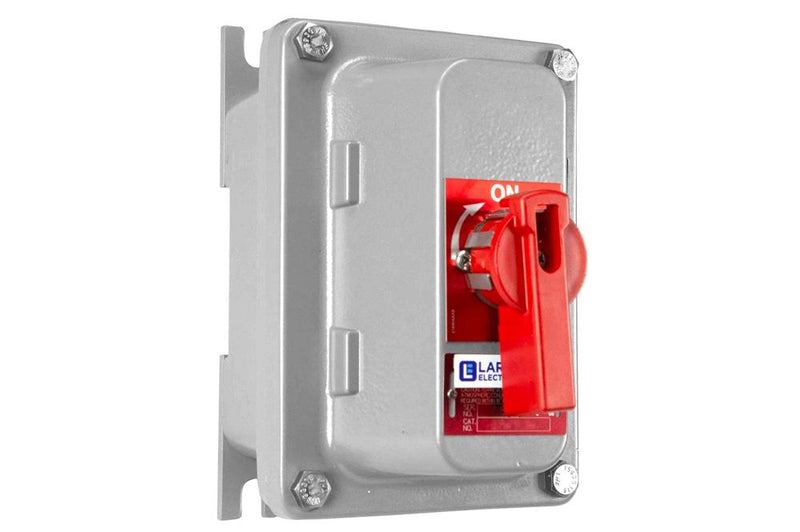 15A Explosion Proof Disconnect Switch - Class I, II, III - 600V Rated, 3-pole - Handle Switch