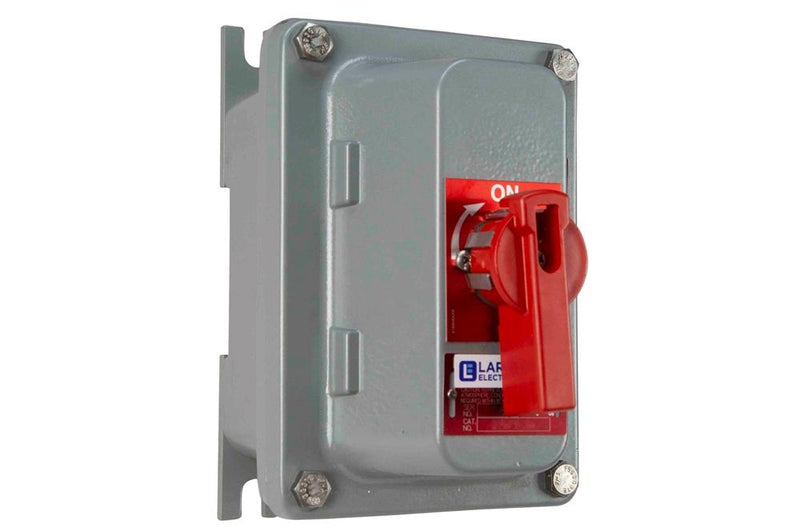 30A Explosion Proof Disconnect Switch - Class I, II, III - 600V Rated, 3-Pole - Handle Switch - Lock Out Tag Out Capable