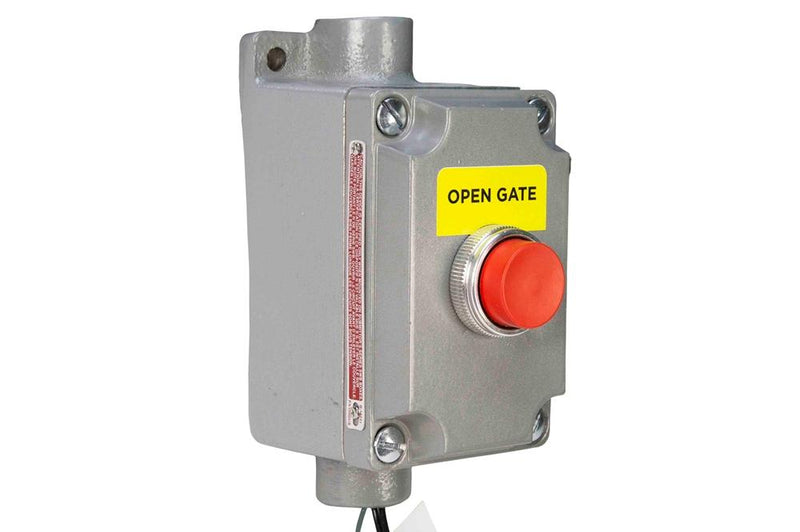 Explosion Proof 10 Amp "Open Gate" Push Button Momentary Switch - Class 1 & 2 - Division 1 & 2