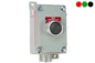 10A Explosion Proof Push Button Switch - Class I, II, III - 600V Rated, Momentary - NO Contacts/Abort Label