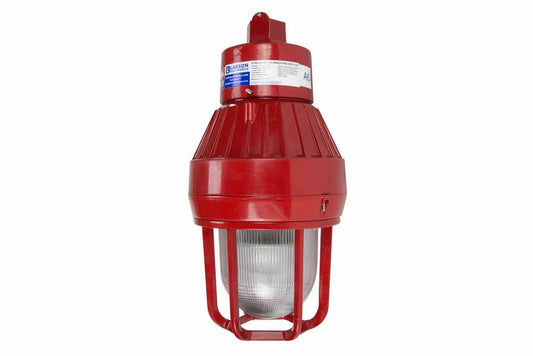 Explosion Proof LED Strobe Light - Red Housing - 120-277V AC or low voltage - C1D1 - CSA Listed